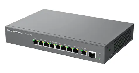 Grandstream GWN7721PE / Switch / L2 Lite Managed / PoE++ / 8x 2,5GbE RJ45 / 1x 10GbE / 1x SFP+