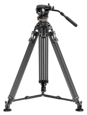 Neewer LL55 / Videostativ / uhlíková vlákna / olejová hlava / výška 93-197 cm / nosnost 8 kg