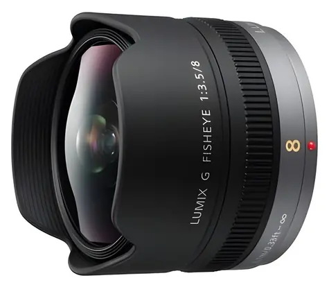 Panasonic Lumix G 3,5/8 Fisheye / Objektiv / Fisheye / Micro Four Thirds / 8 mm f/3,5