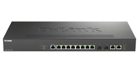 D-Link DMS-1250-12TP/E / Multigigabitový PoE switch / 8x 2,5G RJ45 PoE / L2 / PoE budget 240W