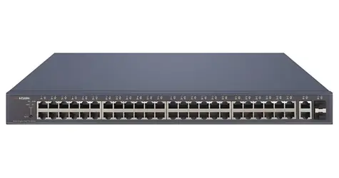 Hikvision DS-3E1552P-SI / Switch / 48x Gigabit PoE / 2x Gigabit RJ45 + 2x SFP Uplink / 470W