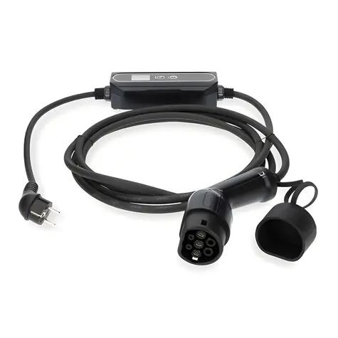 Nedis Mobilní nabíjecí kabel pro elektromobily Type 2 5m / Nabíjecí kabel / 3,68 kW / 6-16 A / IP55