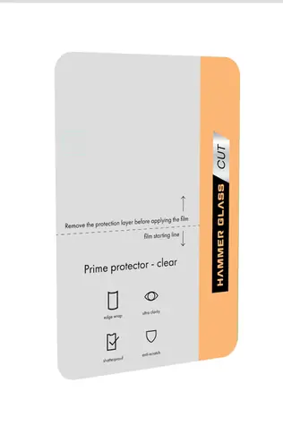 Hammer Glass Prime Protector Clear / Ochranná fólie / pro telefony do 7,5