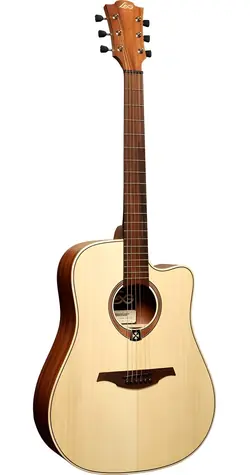 Lag Tramontane 70 DCE natural / Elektroakustická kytara / Dreadnought / Cutaway / smrk / mahagon