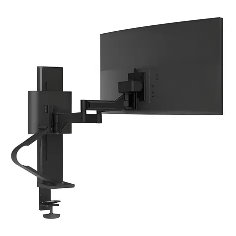 Ergotron TRACE černá / Rameno pro monitor / Naklápění +5° až -75° / výška až 279 mm / nosnost 9,8 kg