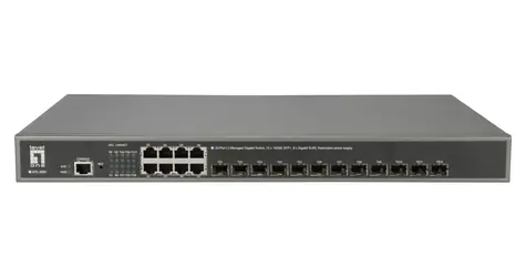 LevelOne GTL-2091 / Switch / 8x Gigabit / 12x 10G SFP+ / Managed L3 / 19
