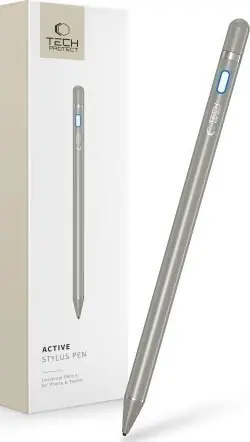 Tech-Protect Active Stylus Pen titanová / Aktivní stylus / Kapacitní dotykové pero