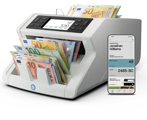 SAFESCAN 2485-SC / Počítačka bankovek / s detekcí padělků