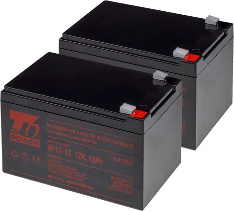 T6 Power RBC6 / Baterie pro UPS / 2x 12V 12Ah / pro APC Smart-UPS/Back-UPS