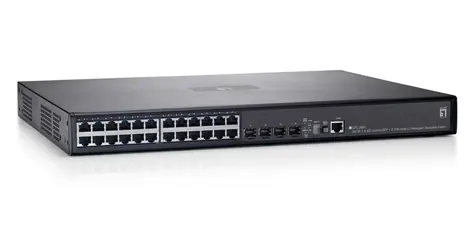 LevelOne Switch 24x GbE + 2x 10G SFP+ / Switch / Managed L3 / 19