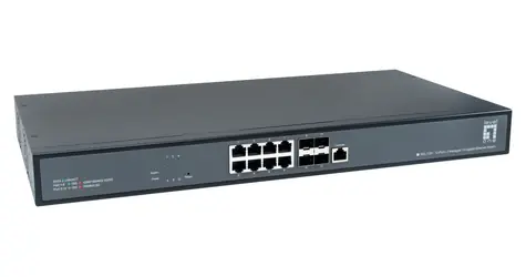 LevelOne XEL-1291 / Switch / 8x 10G RJ45 / 4x 10G SFP+ / Managed L3 / 19