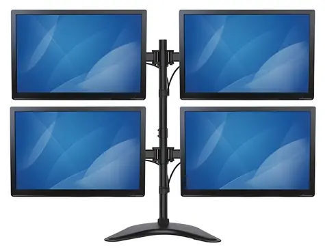 StarTech Držák pro 4 monitory černá / Držák pro 4 monitory / 13-27