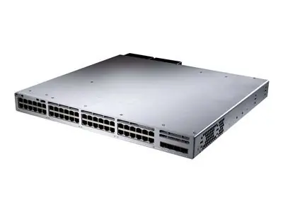 Cisco Catalyst 9300L-48P / Switch / 48x RJ-45 10/100/1000 / 12x mGig / 4x10G Uplink / Network Essentials