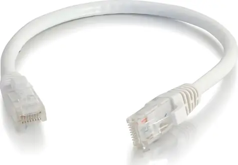 C2G Patch kabel CAT6 RJ45-RJ45 5 m bílá / Patch kabel / UTP / Snagless / PVC