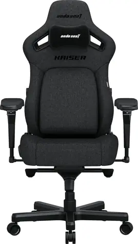 Anda Seat Kaiser 4 XL tmavě šedá / Herní židle / látkový potah / velikost XL