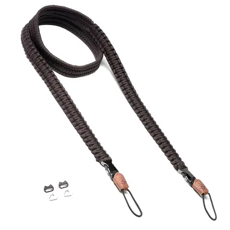 C-ROPE Traveler Dark Coffee / Popruh na fotoaparát / Paracord / 140 cm / nosnost 40 kg