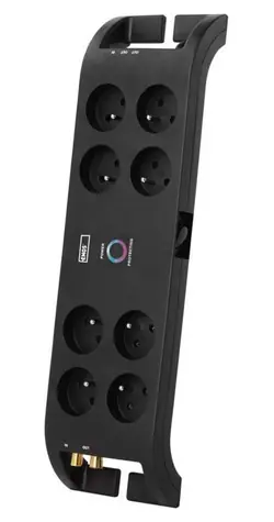 EMOS F5183 / Přepěťová ochrana / 8x zásuvka / 3 m / 1800 J / černá
