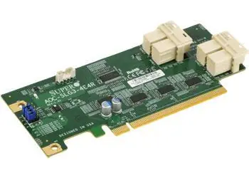 SUPERMICRO AOC-SLG3-4E4R / Řadič / 4x NVMe SFF-8643 / PCIe x16 Gen3 / Low Profile