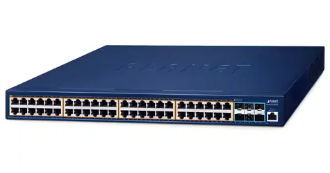 Planet GS-6311-48P6X / Switch / L3 Managed / 48x GbE RJ45 / 6x SFP+ 10G / 48x PoE 802.3at 600W