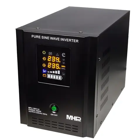 MHPower MPU-1800-24 / UPS / 1800 W / čistý sinus / 24V