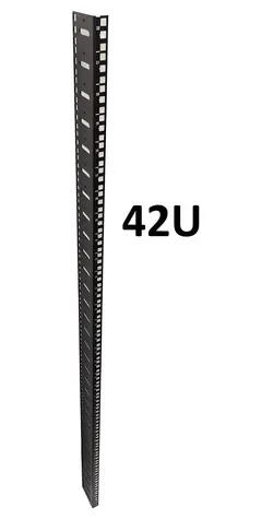 XtendLan ECO 42U černá / Vertikální montážní lišta / pro rozvaděče šířky 480 mm