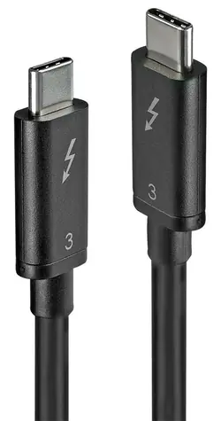 Lindy Thunderbolt 3 USB-C černý 0,5 m / Kabel / 40 Gbit/s / Power Delivery 60W / 2x 4K 60Hz