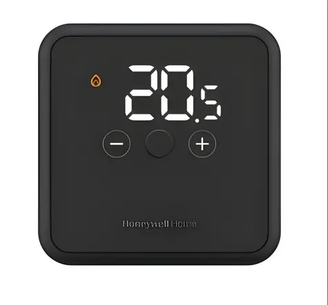 Honeywell Home DT4R černá / Bezdrátový termostat / bez spínací jednotky BDR91