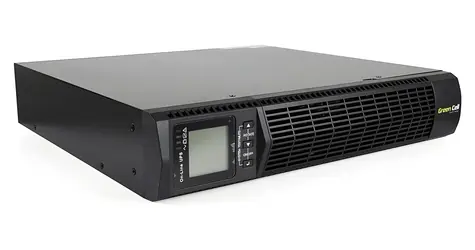 Green Cell UPS13 1000VA 900W / Záložní zdroj / Online / Rack / Pure sine / 6x IEC320 / 2x 12V 9Ah