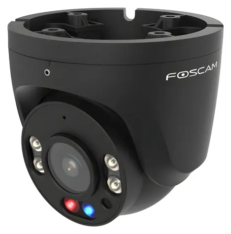 Foscam W5EP černá / Venkovní IP kamera / 5 MPx / PoE / IR 20 m / Detekce osob a vozidel