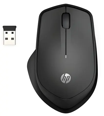 HP 280 Silent černá / Myš / Bezdrátová / 2,4 GHz / 1000 DPI / 3 tlačítka