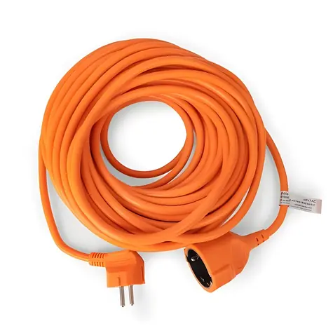 ENTAC prodlužovací kabel 20 m oranžová / Prodlužovací kabel / IP20 / 3680 W / zástrčka typ F