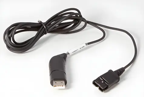 Auerswald USB propojovací kabel pro Comfortel H-200 / Kabel / USB-A / QD konektor / černý