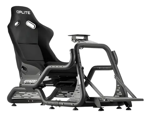 OPLITE GTR S8 Infinity Force černá / Závodní kokpit / kov / nosnost 150 kg / výška uživatele 150–210 cm