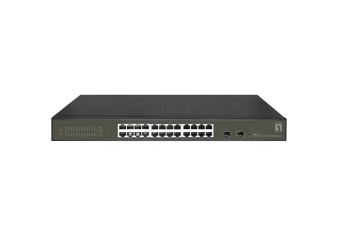 LevelOne Hilbert GES-2126 / Switch / 24x GE RJ-45 / 2x SFP / 19