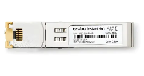 HPE Networking Instant On 1G SFP RJ45 / Transceiver / 1 Gbps / Cat5e / 100 m