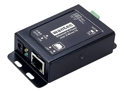 Wantec 2wIP E Schraubklemme / Adaptér PoE / svorkovnice / 56 V / přijímač