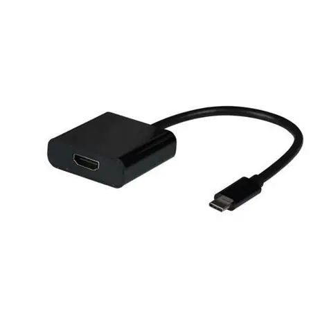 EFB USB-C - HDMI černá / Adaptérový kabel / 4K 30Hz / HDCP 1.4 / 0,15 m