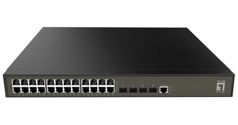 LevelOne GEL-2871 / Switch / 24x Gigabit / 4x SFP / Managed L2+ / 19