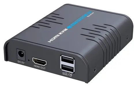 Xtendlan HDMI extender po LAN, přijímač / Přijímač HDMI po LAN / IP/UDP / 1080p / USB / KVM