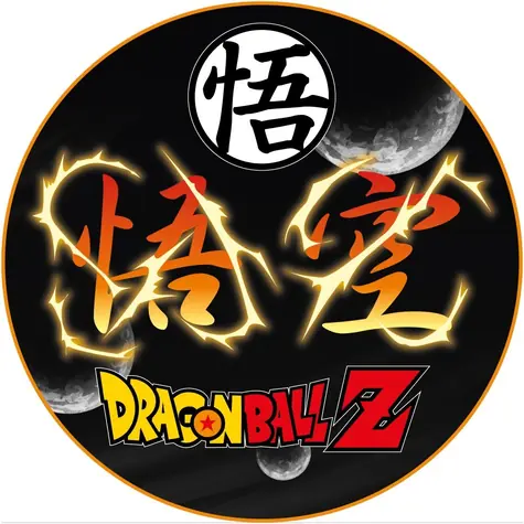 SuperDrive Dragon Ball Z / Ochranná podložka na podlahu / pro herní židle / průměr 100 cm