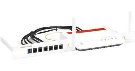 Rackmount.IT Montážní sada AVM FRITZ!Box 5530/6850LTE/7530/7530AX bílá / Montážní sada do racku / 19