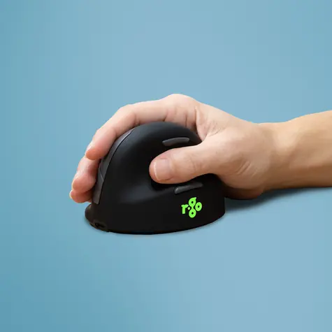 R-Go HE Break Mouse S Right černá / Ergonomická bezdrátová myš / Bluetooth / 2400 DPI / 5 tlačítek