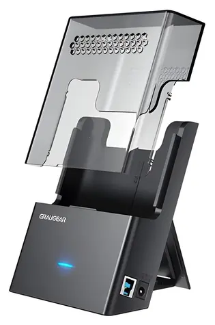 GrauGear G-3502-AC černo-průhledná / Dokovací stanice / 2,5