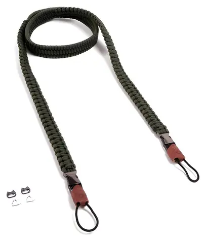 C-ROPE Traveler Military Olive / Popruh na fotoaparát / Paracord / 140 cm / nosnost 40 kg