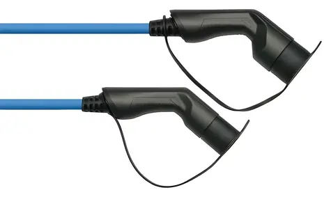 Kabelmeister Nabíjecí kabel Typ 2 - Typ 2 modrý 7,5m / Nabíjecí kabel / Mode 3 / 3-fázový / 16A / 11kW / IP54