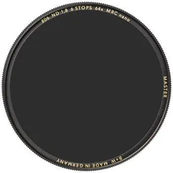 B+W 806 MASTER ND 1,8 MRC nano 82mm / ND filtr / 82 mm / MRC nano povlak