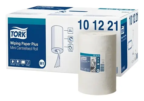 Tork Advanced Plus M1 bílá / Papírová utěrka v miniroli / 2vrstvá / 11 ks / 75 m