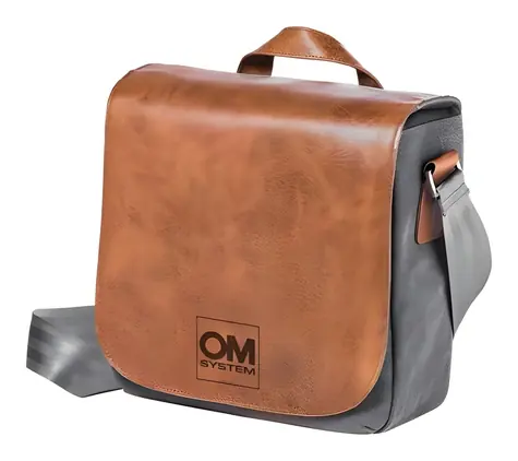 OM System OM-D Messenger Bag Leather Mini / Brašna na fotoaparát / pravá kůže / vč. popruhu