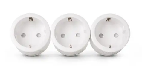 Entac IR zásuvkový adaptér bílá, sada 3 ks / Zásuvkový adaptér / dálkové ovládání / 2300 W / 10 A