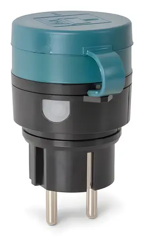 Entac WiFi venkovní zásuvka černá / Venkovní zásuvka / IP44 / 2300 W